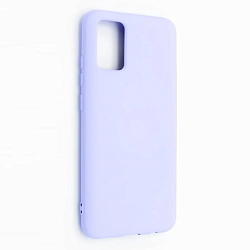 Задняя накладка SILICONE COVER Soft Matte для Samsung Galaxy A02 сиреневый