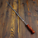 Шампур узбекский для шашлыка с деревянной ручкой 50 см 3815913