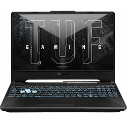 Ноутбук игровой 15.6" ASUS TUF Gaming A15 FA506NFR (AMD Ryzen 7-7435HS/ 16 ГБ/ SSD 512 ГБ/ RTX 2050/ DOS) (90NR0JU7-M006X0), чёрный