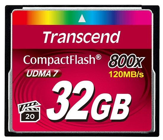 Compact Flash 32Gb Transcend 800x