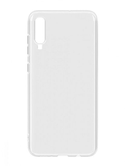 Силиконовый чехол NONAME для SAMSUNG Galaxy A70, прозрачный, глянцевый, в техпаке