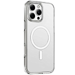 Задняя накладка KEEPHONE HYBRID PRO MAGSAFE для iPhone 16 PRO MAX CLEAR