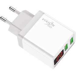 Сетевое ЗУ 2USB 3.1A VIXION VH-12 белое