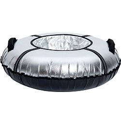 Тюбинг NIKA ТБ10М-95/С серебристый с круговым дизайном 