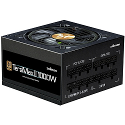 Блок питания 1000Вт Zalman TeraMax II, 80 PLUS Gold, 120мм, модульный, черный