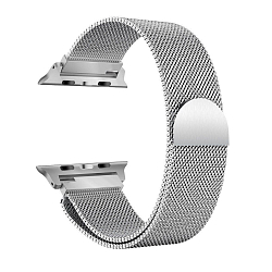 Металлический браслет NONAME на Apple Watch 1/2/3/4/5 (42/44),серебрянный, миланская петля