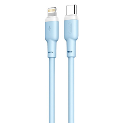 Кабель Lightning <--> Type-C  1.0м XO NB-208A, 20Вт, PD, синий