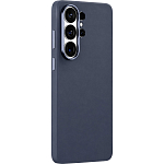 Задняя накладка KEEPHONE PEEKABOO MAGSAFE LEATHER CASE для Samsung Galaxy S26 ULTRA, BLUE