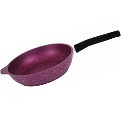 Сковорода 26см KUKMARA линия "Trendy style" (ФИОЛЕТОВАЯ), со съемной ручкой, 261tsm и крышкой