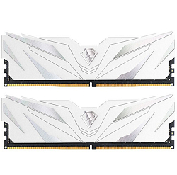 Оперативная память DDR5 32Gb (2x16Gb) Netac Shadow II, 5600 MHz, CL46, DIMM, с радиатором, белый (NTSWD5P56DP-32W)