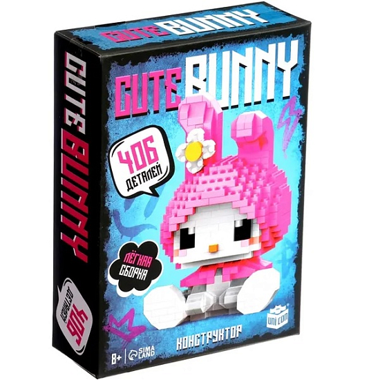 Конструктор «Милый кролик», 406 деталей 10317841