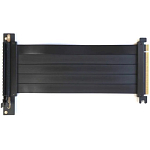 Райзер PCIE 4.0 x16  на шлейфе гибкий 20 см ( удлинитель видеокарты,  90 градусов), чёрный