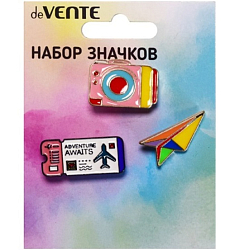 Набор значков "Adventure awaits" эмалированные УТМ01413281