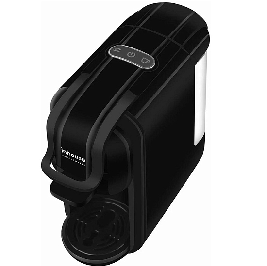 Кофемашина INHOUSE Multicoffee Pro ICM1503BG 2в1 (капсулы/молотый кофе), черный