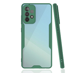 Силиконовый чехол BUBBLE для Samsung Galaxy A52 зеленый
