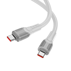 Кабель Type-C <--> Type-C  3.0м HOCO X106 Big bull, серый, 240Вт