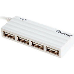 USB-Хаб SMARTBUY (SBHA-6810-W) белый, 4 порта
