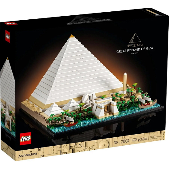 Конструктор LEGO Architecture 21058 Великая пирамида Гизы