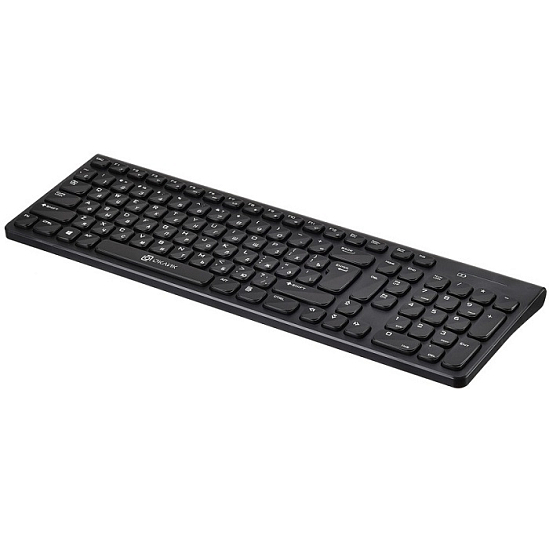 Клавиатура OKLICK 880S черный USB, slim Multimedia