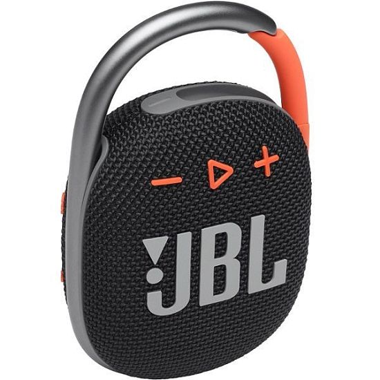 Колонка портативная JBL Clip 4 Black/Orange (Уценка)