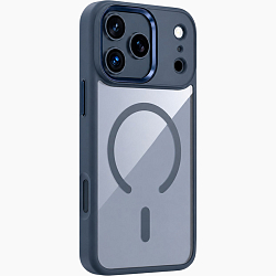 Задняя накладка KEEPHONE ARMOR GRIP MAGSEFE CLEAR CASE для iPhone 17 Pro Max BLUE