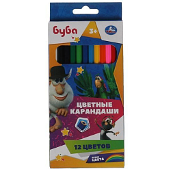 Цветные карандаши УМКА БУБА 12цв, шестигран CPH12-62112-BU