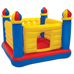 Игровой центр-батут INTEX "Замок", 175х175х135см с окном, 3-6 лет, 48259