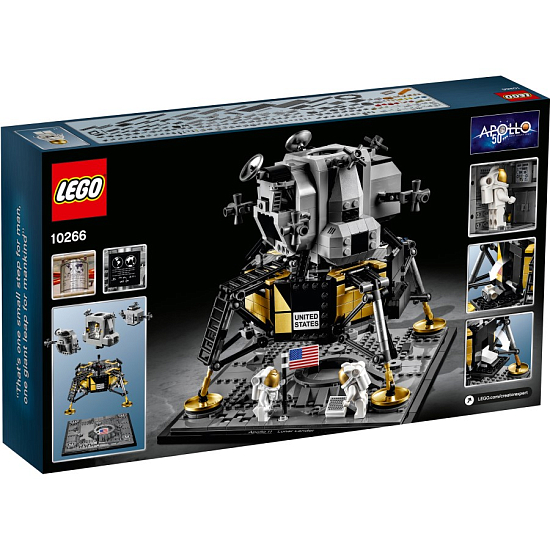 Конструктор LEGO Creator 10266 Лунный модуль корабля Аполлон 11 НАСА