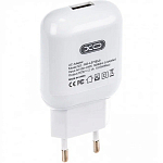 Сетевое ЗУ 1USB 2.4A XO-L37 Type-C, белое