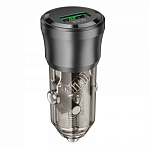 Авто ЗУ 1USB 3A Borofone BZ23, Black, microUSB, 18W