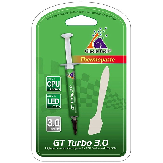 Термопаста Glacialtech GT TURBO 3.0 шприц 3гр.