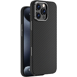 Задняя накладка  Kevlar MagSafe  для iPhone 16 Pro Max  черный