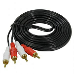 Кабель 2RCA <-->2RCA  3.0м EXEGATE EX254084RUS позолоченные разъемы