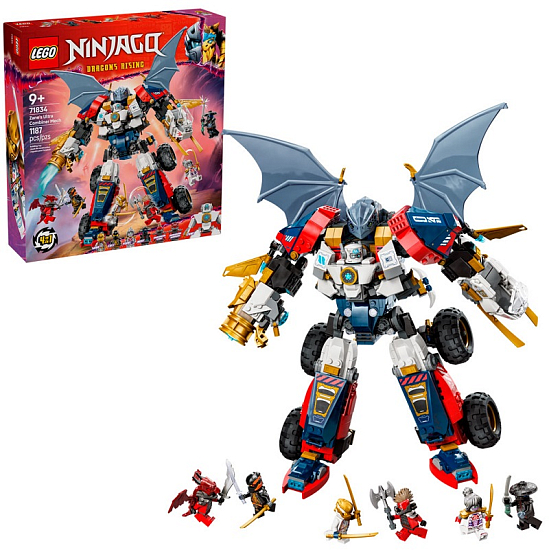Конструктор LEGO Ninjago 71834 Ультра-объединяющий робот Зейна