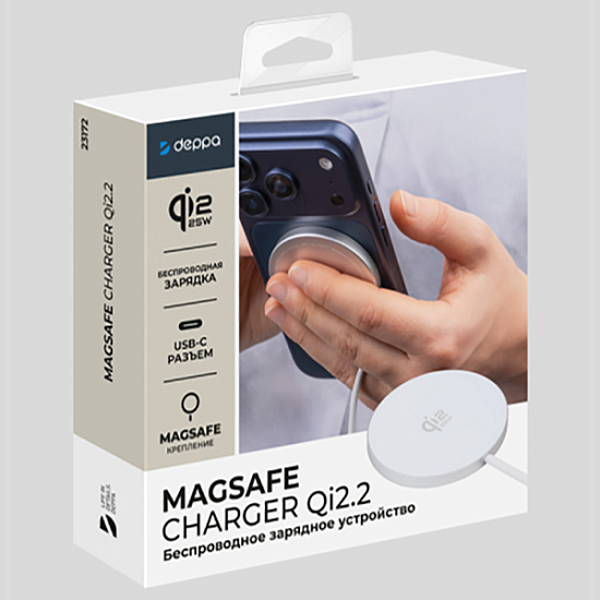 Беспроводное ЗУ Deppa MagSafe Charger 25W