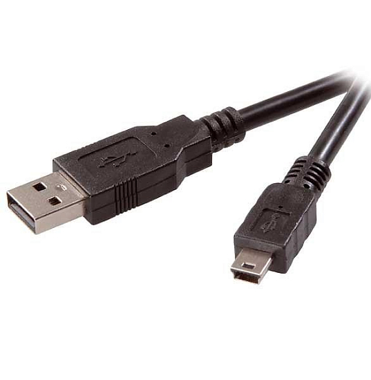Кабель USB <--> miniUSB  3м TELECOM черный