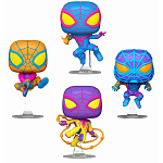 Фигурка Funko POP! Bobble Marvel Games Miles Morales (BLKLT) (Exc) 4PK 69140