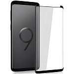 Противоударное стекло 3D NONAME для SAMSUNG Galaxy Note 9 черное, полный клей, в коробке