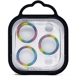 Противоударное стекло для камеры СG06 для iPhone 15 Pro/15 Pro Max (multicolor)