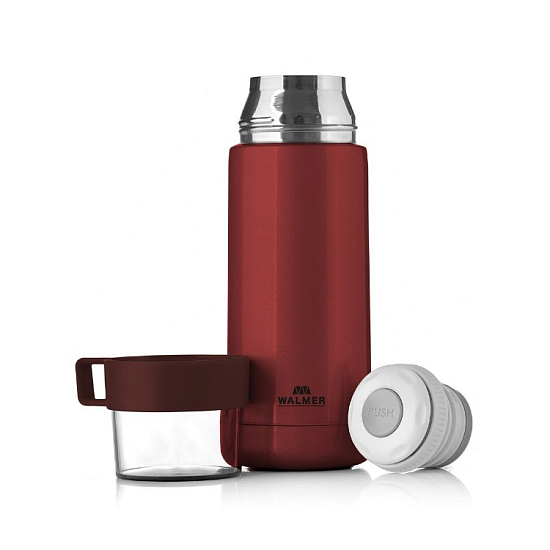 Термос WALMER Power красный, 350мл