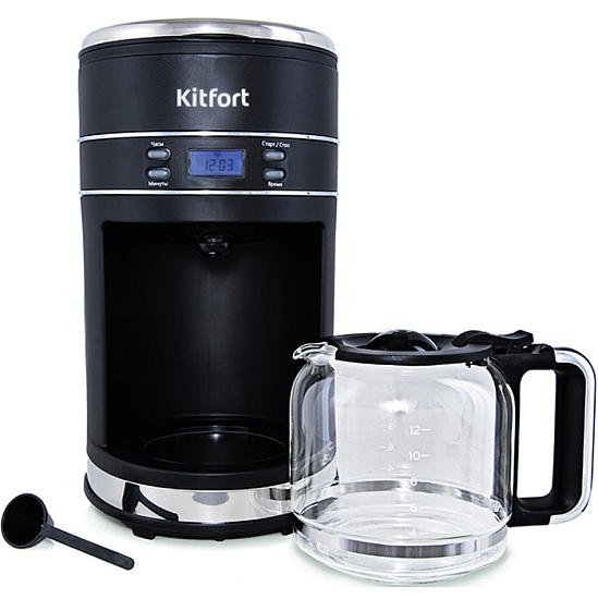 Кофеварка  KITFORT КТ-704-2 черная