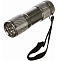 Фонарь ULTRAFLASH 9-LED, металлик