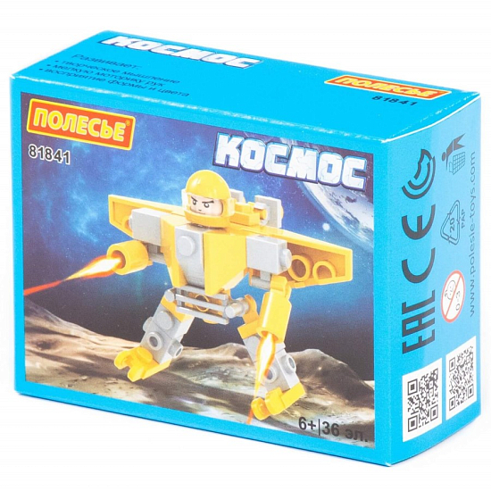 Конструктор ПОЛЕСЬЕ Космос-3 , 36 эл.