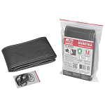 Оплетка на руль AVS GL-302M-B (эко-кожа) (размер M, черный) со шнурком (перфорированная)