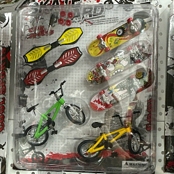 Игровой набор 2356-44 2 велосипеда + 3 скейта + 2 гироскутера