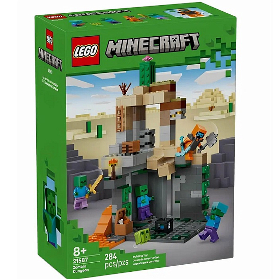 Конструктор LEGO Minecraft 21587 Подземелье зомби