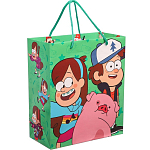 Пакет ламинированный вертикальный, 23 х27х11,5 см, Гравити Фолз 9354040