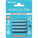 Аккумулятор PANASONIC R03 eneloop lite BK-4LCCE/4BE (550mAh) BL-4