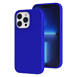 Силиконовый чехол SILICONE CASE для iPhone 12 Pro Max синий (не оригинал)