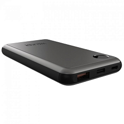 Внешний АКБ WALKER WB-305 (5000mAh) (2USB) (2.1A) microUSB/Type-C, черное